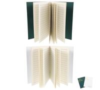 LIFKOME 2 Piezas Cuadernos de Votos Matrimoniales Libro de Votos de Él y Ella Papel para Ceremonia de Boda