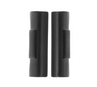 LIFKOME 2 Piezas de eslabones de Extremo de Correa de Reloj, Conector de 20 mm Compatible con Caja, eslabón de Extremo de Correa de Reloj de Repuesto Negro