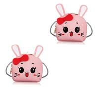 LIFKOME 2 Piezas De Monedero para Niñas Bolso De Hombro con Joyas Monederos para Niñas Material Suave