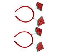 LIFKOME 2 Piezas Diadema De Fiesta Infantil Diadema Con Orejas De Conejo Timbre Del Rompecabezas Diadema Frutas Mujer Tadle De Fiesta Diadema De Mujer Tocado De Felpa Lápiz Para Paño