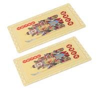 LIFKOME 2 Piezas Feng Shui Tai Sui Amulet Card Lucky Wealth Charm For Year Of The Horse Chinese Zodiac Decor For Home And Office Prosperity