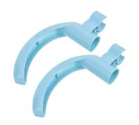 LIFKOME 2 Piezas Fundas para Mango de Escoba y Recogedor Empuñadura Duradera y Fácil de Reemplazar para Barras de Tendedero y Palos de Limpieza Diseño Colgante para Ahorro de Espacio Color