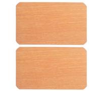 LIFKOME 2 Piezas Láminas de Cedro Español para Humidor, Virutas Grandes de Madera, Absorben y Liberan Humedad, Color Caqui, para Cigarros y Uso en Casa y Bares