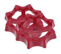 LIFKOME 2 piezas Mango Metálico para Válvula con Agujero Cuadrado de Manetas para Grifo y Llave Paso Compuerta Asa de Rueda de Plástico Resistente para Válvulas de Cierre y Compuerta