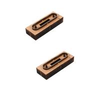 LIFKOME 2 Piezas Molde de Corte para Tiras de Cuero Pequeño Herramienta Diy para Artesanía Manual Molde de Durable para Fabricación de Correas y Manualidades