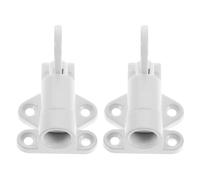 LIFKOME 2 Piezas Pestillo Automático Corredera Resorte para Puertas Ventanas y Armarios Cierre Rápido Aluminio con Tornillos para Áticos y Compartimentos