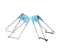 LIFKOME 2 Piezas Pinzas para Ollas y Platos Antideslizantes Acero Inoxidable Clip para Bandejas y Cuencos Protección Contra Quemaduras Herramienta Cocina