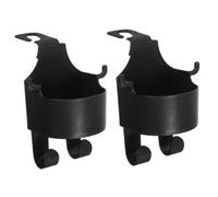 LIFKOME 2 Piezas Portavasos Trasero para Coche Soporte Multifuncional para Reposacabezas Gancho Colgante para Bebidas y Almacenamiento Accesorio Práctico de PP para Asiento Trasero