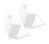 LIFKOME 2 Piezas Protector de Enchufe Doble Autoadhesivo para Baño y Cocina Antisalpicaduras Fácil de Instalar para Uso Exteriores Interiores Unidades Blancas