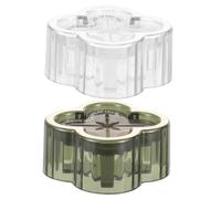 LIFKOME 2 Piezas Soporte Adhesivo para Toallas de Pared de Ganchos Colgadores de Toallas para Baño Diseño Decorativo y Práctico Resistente y Duradero Sin Perforación Color Verde
