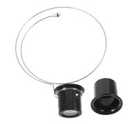 LIFKOME 2 Piezas usando una Lupa lupas de Diadema Herramienta de reparación de relojeros Lupa de relojero Ojo-Lupa Gafas relojero Lentes para relojero Lupa para Leer Ver Lupa el plastico