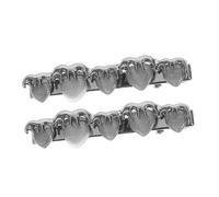 LIFKOME 2 Pinzas Para El Pelo Con Forma De Corazón: Delicados Accesorios Para El Pelo - Pinzas Con Flequillo Laterales, Elegantes Y Bonitas Para Adolescentes - Pasadores Ligeros Para