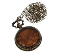 LIFKOME 2 Relojes Colgantes con Mapa del Mundo Reloj De Bolsillo Retro Movimiento De Cuarzo Números Romanos Grandes Accesorio Elegante