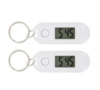 LIFKOME 2 Relojes de Bolsillo Digitales con Llavero Mini Reloj Luminoso LED Portátil Cronometraje Silencioso para Estudiantes y Enfermeras Diseño Compacto Adecuado para Mochila y Uso