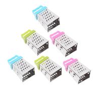 LIFKOME 2 Series Mini Rallador De Queso Y Verduras Acero Inoxidable Colores Surtidos Multifunción Para Cocina Herramienta Y Duradera Para Cortar Y Rallar Alimentos 6 Piezas X 2