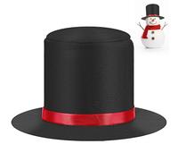 LIFKOME 2 Sombrero De MuñEco De Nieve De Navidad Diy Accesorio De Gorro Para Hacer MuñEcos De Nieve DecoracióN Navideña Para Fiesta E Invierno 12.6X12.6X13.4 Pulgadas