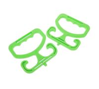 LIFKOME 2 Soportes para Bolsas De Compras con Asas Bolsas Aislantes para La Compra Asa para Botellas De Agua Marco para Asas Porta De Plástico Verde