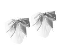 LIFKOME 2 Uds Horquilla Velos Para Novias Accesorios Para El Cabello Para Niñas Lazos Para El Cabello Para Niñas Tocado De Boda Para Novia Lazo Nupcial Bandas Para El Cabello Diademas