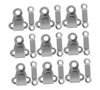 LIFKOME 20 Piezas Hook And Eye Closures Metal Fasteners For Sewing Bras Trousers Skirts Dresses Durable Smooth Edges Easy To Sew