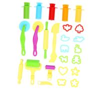 LIFKOME 20 piezas Kit para Plastilina con Herramientas Extrusoras de Utensilios DIY para Incluye Rodillos y Moldes de Animales Colores Surtidos para Manualidades y Color Color Aleatorio