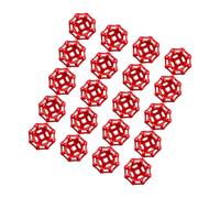 LIFKOME 20 Piezas Manijas para Válvula de Agua Rueda de Mano de Inoxidable Mango Rojo Adecuado para Válvulas de Compuerta y Grifo Reemplazo Resistente y Portátil