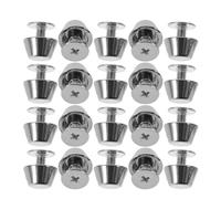 LIFKOME 20 Piezas Patas Metálicas en Color Plata de Aleación de Zinc, para Maletas y Bolsas Protección contra Desgaste y Fácil Instalación Superficie Pulida para Reparación