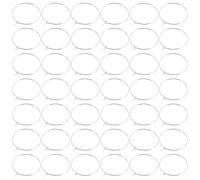 LIFKOME 200 Piezas anillo con logo de copa de vino de boda Marcadores de copas de fiesta marcadores de bebida identificador de vidrio Silver