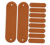 LIFKOME 200 piezas Etiquetas de Cuero Sintético PU para Coser Etiquetas para Ropa Handmade para Personalizar Prendas y Manualidades