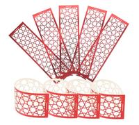 LIFKOME 200piezas Servilleteros Decorativos De Papel Anillas Para Servilletas Elegantes Accesorios Para Mesa Casa y Restaurantes