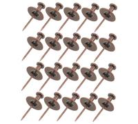 LIFKOME 20piezas Chinchetas Resistentes Para Colgar Clavos De Pared Metálicos Chinchetas Para Colgar Cuadros Tachuelas Decorativas Para Cuadros