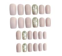 LIFKOME 24 piezas Uñas Postizas Mate Adhesivas Calcomanías Decorativas para Manicura DIY Puntas Falsas de Uñas Duraderas para Arte Creativo