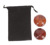 LIFKOME 2Pcs Pelota De Salud De Madera Pelotas De Ejercicio De Mano Masajeadores De Pelotas De Entrenamiento Para Hacer Ejercicio Pelotas De Ejercicio Herramientas De Masaje