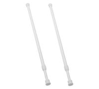 LIFKOME 2piezas Barra De Cortina Telescópica Para Ducha Extensibles y Flexibles Barras De Tensión De Inoxidable Para Baño