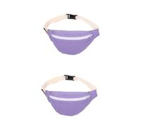 LIFKOME 2piezas Bolso De Cintura Infantil De Lona para Niño Niña y Niñas Mochila Cruzada Ligera para Almacenamiento De Accesorios para Actividades Al Aire y Viajes