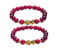 LIFKOME 2piezas Brazalete Para Mujeres Con Piedras Detalles Arenoso Pack De Decoración De Muñeca Elegante y Colorida