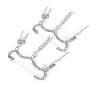 LIFKOME 2piezas Broche De Cepillo De Dientes Divertidos Para Estudiantes De Odontología Diseño De Dentista Para Solapa Accesorios De Moda Para Disfraces