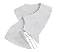 LIFKOME 2piezas Cuello Falso Desmontable Unidades Algodón Suéteres Blusas Cuello Camisa