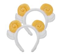 LIFKOME 2piezas Diadema De Accesorios De Fiesta Para Cosplay Diadema De Divertido Para Cumpleaños Decoración De Cabello De Peluche