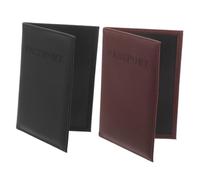 LIFKOME 2piezas Funda Protectora para Pasaporte De PU Tarjetero Organizador De Diseño Que Cambia De Color para Viajes Internacionales Incluye para Tarjetas De Identificación