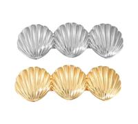 LIFKOME 2piezas Horquilla Francesa De Metal Forma De Pinza De Pelo Fina Para Mujer Horquilla Elegante Para Moño