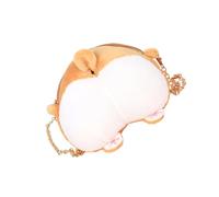 LIFKOME 2piezas Mochila De Hombro De Corgi Butt De Peluche Bolsa Cruzada Linda para Monedas Bolso De Mensajero Creativo para Niñas