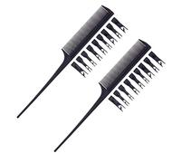 LIFKOME 2piezas Peine De Peluquería Peine Cortador De Pelo Cuchilla Protectora Para Mantener El Cabello Recortado Para Casa y Peluquería Ligero y Compacto