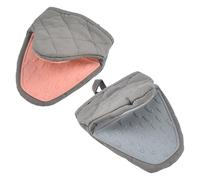 LIFKOME 2piezas Pinzas Anti-escaldaduras de Silicona y Rosa para Asar Parrilla Pinzas Aislantes de Silicona para Cocinar Ollas y Sartenes Diseño de Peces con Presilla para Colgar