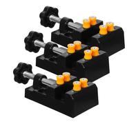 LIFKOME 3 piezas Abrazadera de Banco Mini de Aleación de Aluminio Tornillo para Mesa Pequeña Prensa de Taladro Portátil para Manualidades Joyería Modelismo y Reparaciones