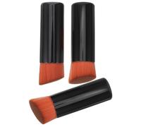 LIFKOME 3 piezas Brochas Maquillaje Polvos Portátiles Brocha Base Ultrafina Suave para Aplicar Blush y Polvo Viaje Compacta sin Obstrucción