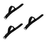 LIFKOME 3 Piezas Correa De Reloj Relojes Inteligentes Para Mujer Correa De Lona Ver Accesorios Muñequeras Para Hombres Reloj Para Hombre Piezas De Reloj Collar De Taza De Té Black