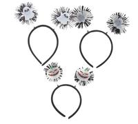 LIFKOME 3 Piezas Halloween Glow In The Dark Hair Accessories Flexible Bat And Ghost Headbands For Party Decoration Cosplay And Trick Treat Events