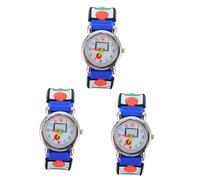 LIFKOME 3 Piezas Reloj con Motivo De Baloncesto Chico Relojes Los Niños Miran Relojes para Niños para Niños Reloj Deportivo Reloj De Niña Baloncesto Infantil Juguete Mirar Blue El Plastico