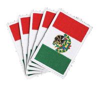 LIFKOME 3 Series Parche De Bandera Mexicana Parches De Ropa Para Coser O Planchar Accesorios De Decoración Para Ropa Y Mochilas 5 Piezas X 3