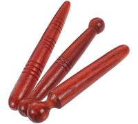 LIFKOME 3 Varillas de Masaje de Madera de Palisandro para Acupresión, Herramienta Tradicional para Aliviar Dolores y Relajar Músculos en Pies, Paquete de 3 Unidades Varios estilos